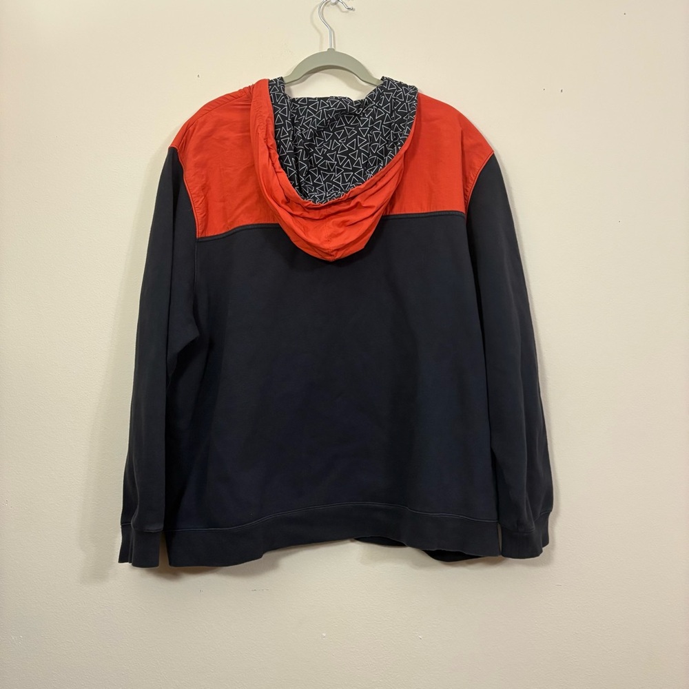 Disney Parks Retro Mickey Mouse Half Zip Hoodie Sweatshirt Womens XXL Orange cl - Picture 5 of 6